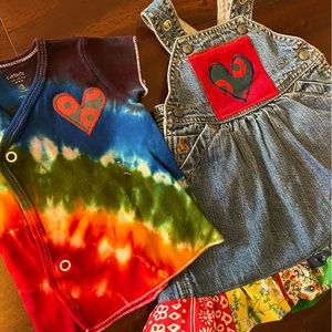 PHISH baby shower newborn gift shakedown rainbow fishman donuts ⭕️🌈♻️ 0 3 mo.